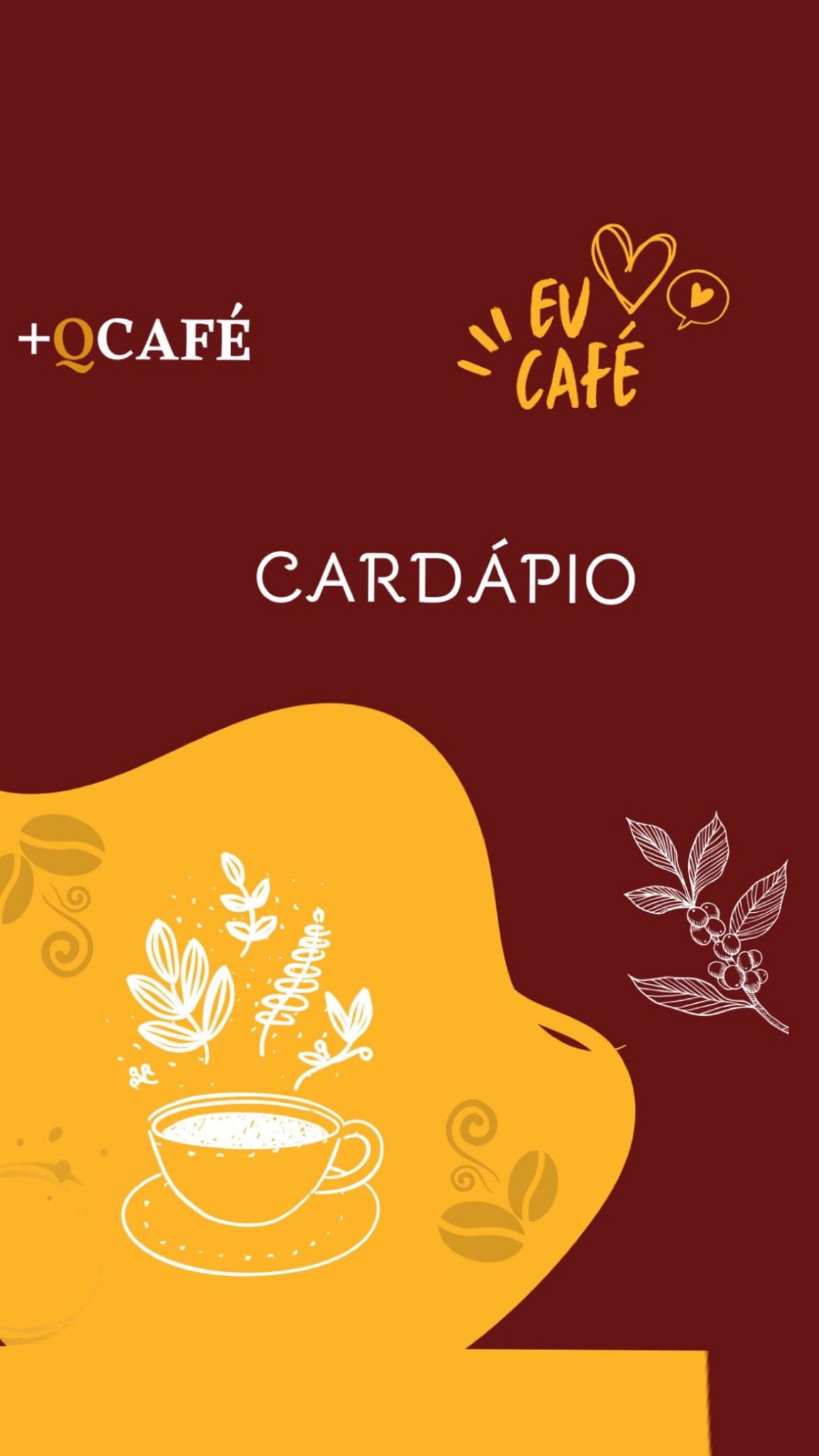 Página 1 do cardápio oficial +Q Café